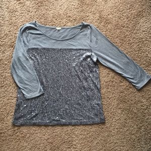 Jcrew sequin top